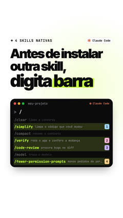 Capa do reel Skills que já vêm prontas